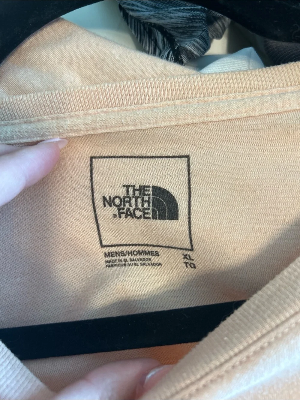 The North Face Men's Short Sleeve Logo Tee - Peach
